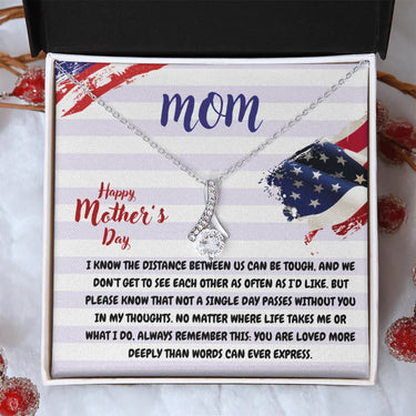 Mom - Alluring Beauty Necklace - Gift Set - SLDDL0107 - Sunshine Letters Co